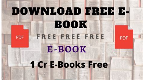 Unlock Unlimited Knowledge with Free eBook Download PDF: Get Your Digital Library Started Today!